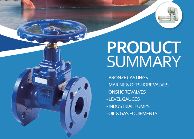 * VALVES: VARIOUS PRODUCT WITH BRONZE CASTING, CAST STEEL AND CAST IRON, SPECIAL ALLOY ETC. * PIPE JOINT: PIPE COUPLING, REPAIR CLAMP